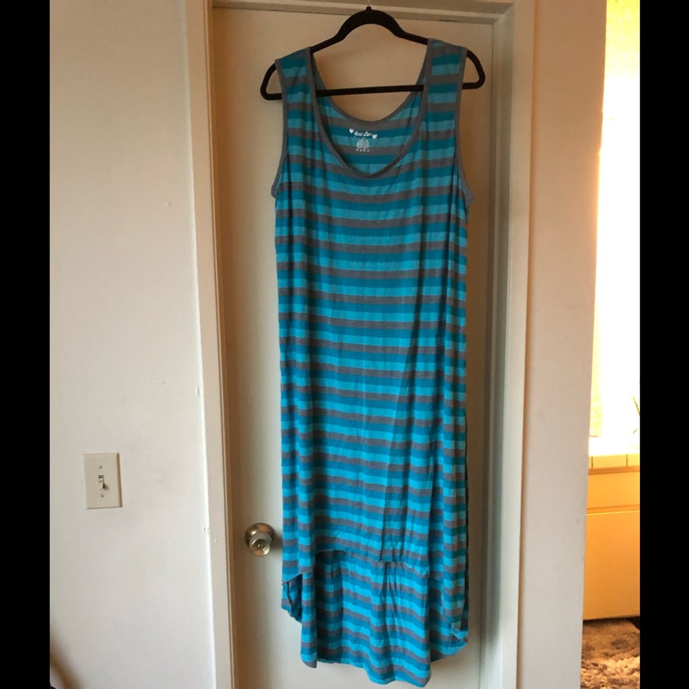 Worn once! Hi-low maxi dress, Size 2X